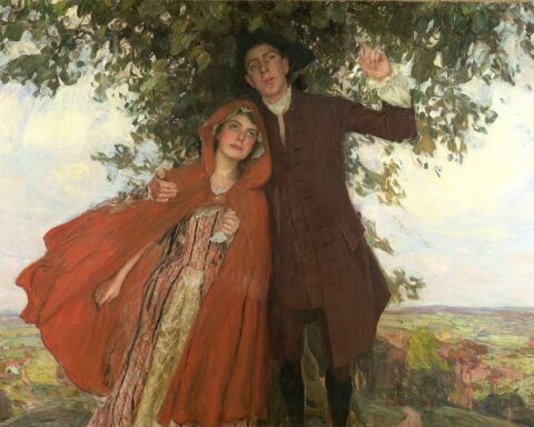 William Hatherell (British, 1855-1928), Tess of the d'Urbervilles or the elopement - CC BY-NC 2.0 Deed